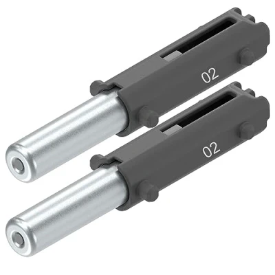 Imagen de Blum 22K2024 Amortiguador para herrajes de tapa Aventos HS HL Blumotion puerta repuesto soporte aleta almacenamiento energía, 2 x tipo 02