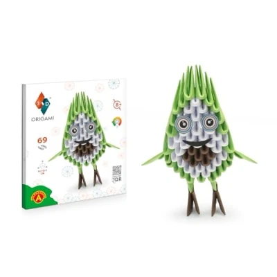 Imagen de Origami 3D Hermosa escultura de papel con componentes patentados e instrucciones construcción comprensibles, a partir 8 años (aguacate)