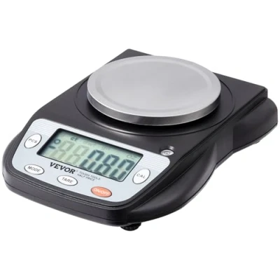 Imagen de VEVOR Balanza Analítica 600g x 0,01g de Laboratorio Alta Precisión Electrónica Conversión 6 Unidades Báscula Pesaje Joyas Digitales Pantalla LCD