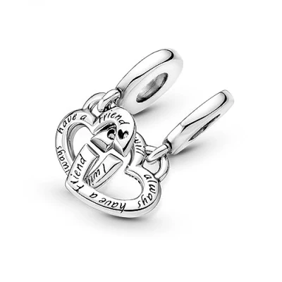 Imagen de PANDORA Charm colgante 799538C01 hermanas unidas
