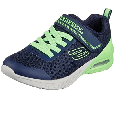 Imagen de Skechers 403773L NVLM, Zapatillas, Navy Textile/Lime Trim, 33 EU