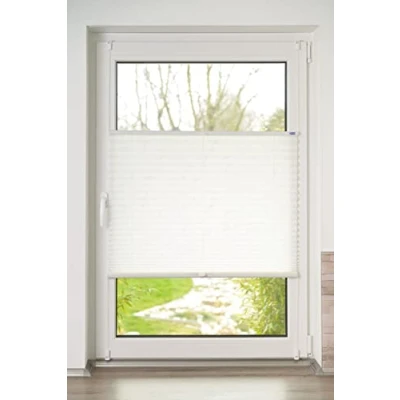 Imagen de K Home Estor Plisado Elba Impreso Blanco 40 x 130 cm (B L) Modern