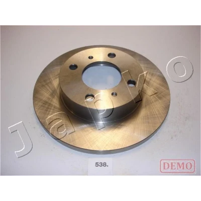 Imagen de JAPKO 60538C Disco de freno Eje delantero 233,7 13 4 64 macizo barnizado MITSUBISHI: COLT 4, Lancer 5 Limousine
