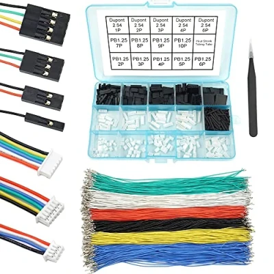 Imagen de PB1.25 a Dupont Kit de conectores y cables 2,54 mm compatible con Molex PicoBlade 1,25 paso 20 cm