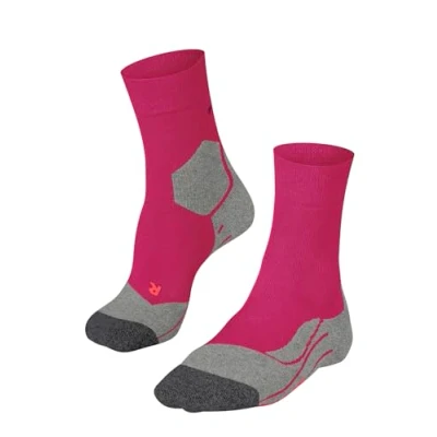 Imagen de FALKE RU3 Comfort W SO lyocell hilo funcional anti ampollas 1 par, Calcetines para correr Mujer, Rojo (Rose/Grey 8560), 35 36