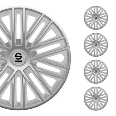 Imagen de SPARCO Bergamo SPC1585SV Tapacubos 15in plata