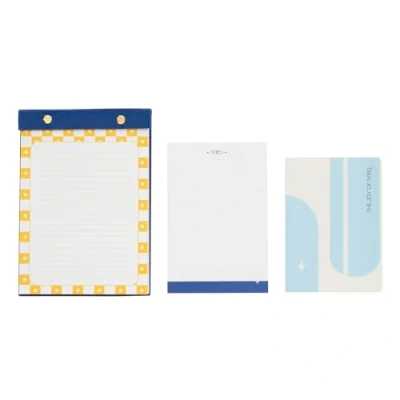 Imagen de Kokonote Set Bloc de notas Akalia 3 libretas pequeñas: con soporte y dos bonitas (bullet journal + libreta pequeña) │ material oficina, escolar papeleria bonita
