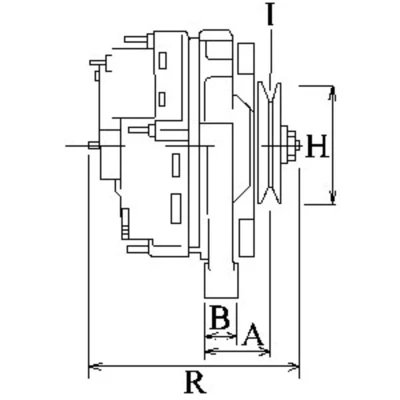 Imagen de HC Cargo 115527 Alternador 14V 150A JEEP: Cherokee III, IV
