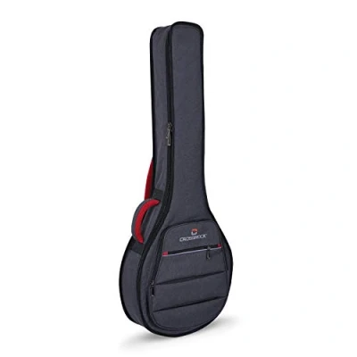 Imagen de Crossrock CRSG107BJ 5 cuerdas resonador banjo bolsa, relleno de 10 mm, mochila disponible, gris oscuro (CRSG107BJGR)