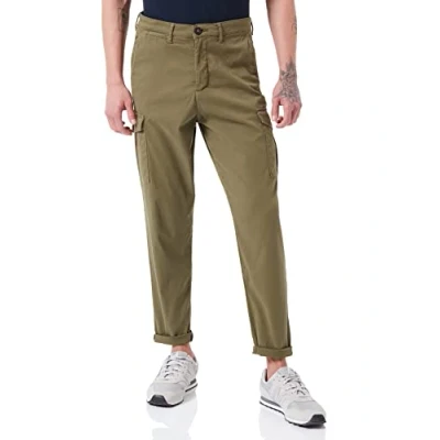 Imagen de SELECTED HOMME Slhslimtapered Wick 172 Cargo W Noos Pantalones Trabajo, Musgo De Invierno, 38W34L para Hombre