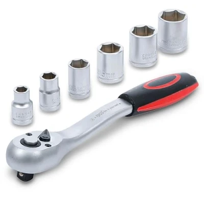 Imagen de BGS Diy 15112 Juego de llaves vaso entrada 10 mm (3/8&quot;) 8 19 7 piezas