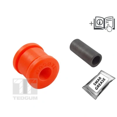 Imagen de TEDGUM 00447935 Casquillo cojinete, brazo oscilante con cubierta grasa, instrucciones de montaje MITSUBISHI: PAJERO 3