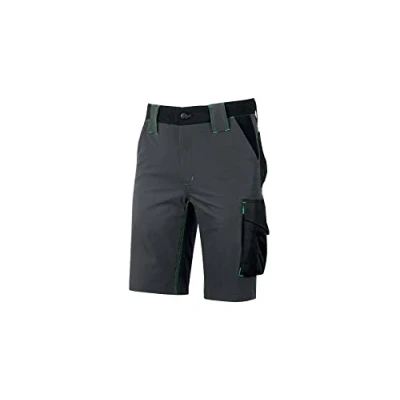 Imagen de U Power FU196GF 3XL Pantalones 4 Future Modelo Mercury Grey Fucsia Talla Cortos, Negro, XL para Hombre