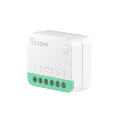 Imagen de Interruptor WiFi Inteligente de 2 Vías,SONOFF MINIR4 mini Wifi,Control APP, control por voz，Funciona con Alexa, Google Home Assistant.Certificación TUV（10A 2400W）