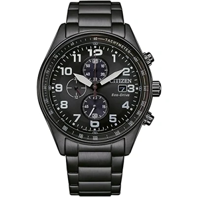 Imagen de Citizen Reloj Cronógrafo para Hombres de Cuarzo japonés con Correa en Acero Inoxidable CA0775 79E
