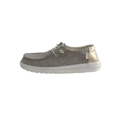 Imagen de Hey Dude Zapatos con cordones, Mujer, Talla: 38, Oro Fibra sintética