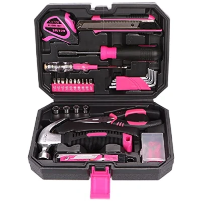 Imagen de SIXTOL HOME PINK 66 Juego de herramientas en maletín Para uso doméstico