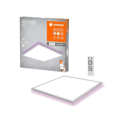 Imagen de LEDVANCE LED WiFi Deckenleuchte weiß, 40W 3000LM, 3000 6500K, 60x60 cm, Wandleuchte dimmbar, RGB Technologie, Smart+ Planon, steuerbar über App oder Sprachassistenten wie Alexa Google,