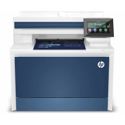 Imagen de Impresora multifunción HP Laserjet Pro 4302fdw, Láser a color, Fax, Wi Fi, Impresión automática dos caras, Azul, Blanco