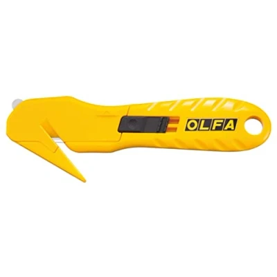 Imagen de OLFA SK 10/24 Cutter de seguridad con cuchilla oculta rectangular 17,8 mm en bolsa plástico