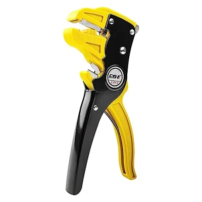 Imagen de Relota Alicate Pelacables Automático, Electricista Multifuncional para Alambre 0.5 6mm, Pela Cables 2 en 1 Herramienta de Ajuste, Pelador Pelar y Cortar