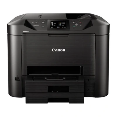 Imagen de Canon Maxify MB5450 Impresora Compacta Multifunción 4 en 1, Sistema de Inyección Tinta, WiFi, Pantalla LCD Táctil, ADF 50 Hojas, Impresión Alta Velocidad, Capacidad 500 Negro