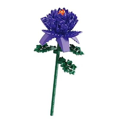 Imagen de Balody Modelo de Flor para Montar con minibloques construcción. Peonía Púrpura