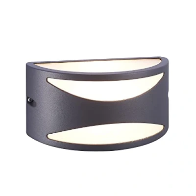 Imagen de Wonderlamp W T000051 Aplique de Pared para Exterior, Moderno Classic II, Impermeable Ip54, Antracita, Bombilla E27