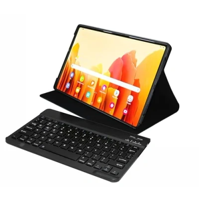 Imagen de Funda + Teclado Silverht Wave Negro Para Tablet Lenovo M10 Plus 3ª Gen