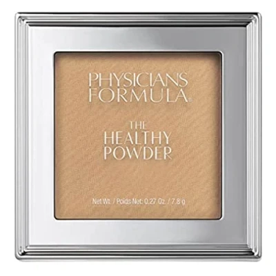 Imagen de Physicians Formula The Healthy Powder Puder Foundation mittlere oder komplette Deckkraft mit Wu Zhu Yu Extrakt, Hyaluronsäure, Mischung aus Antioxidantien Vitamin A, C und E LSF 16 MW2