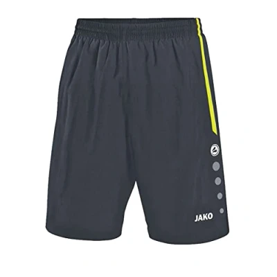 Imagen de JAKO Sporthose Turin Pantalón de Deporte, Hombres, Anthrazit/Lime, Extra Large