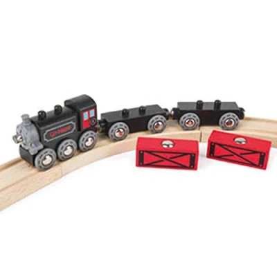 Imagen de Hape E3717 Steam Era Freight Railway Wooden Train Track Accessories