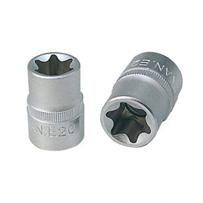 Imagen de KS TOOLS 911.4336 E Piezas insertables de llave cubo DIN 3120, ISO 1174 E14 Acero cromo vanadio Torx exterior, Perfil en moleteado