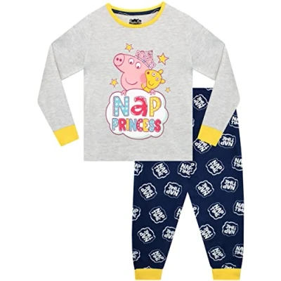 Imagen de Pijama Peppa Pig Niñas para Niños Gris 4 5 años