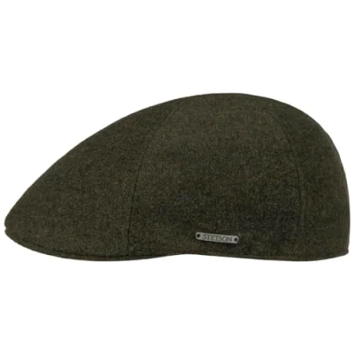 Imagen de Stetson Gorra Texas Wool Gatsby Cap Hombre Gorros con Visera Gorro Ivy Pico de Pato Visera, Forro, Forro Invierno otoño/Invierno XXL (62 63 cm) Verde Oliva