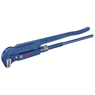 Imagen de Bosch Professional llave angular de tubo (posición 90 las mordazas, acero al cromo vanadio, adecuada para tuberías 60 mm o 2 3/8&quot;)