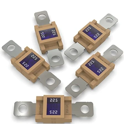 Imagen de AUPROTEC Fusible MEGA Fusibles de alta corriente atornillables 80A 500A selección: 225A Ampere marrón, 5 piezas