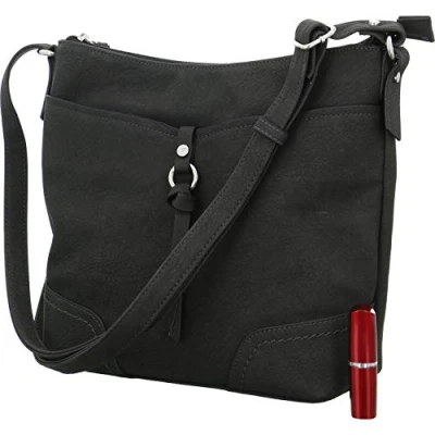 Imagen de Tom Tailor Acc Imeri, Bolso Bandolera para Mujer, Negro (Schwarz), 28x25x8.5 Centimeters (B x H T)