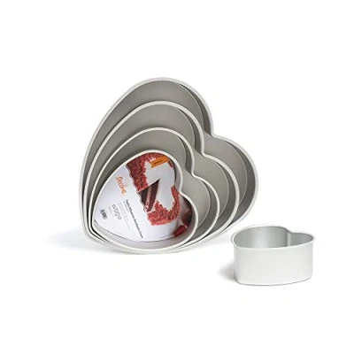 Imagen de DECORA 0062671 Molde PROFESIONALE ANODIZADO CORAZÓN 30 X H 7,5 CM