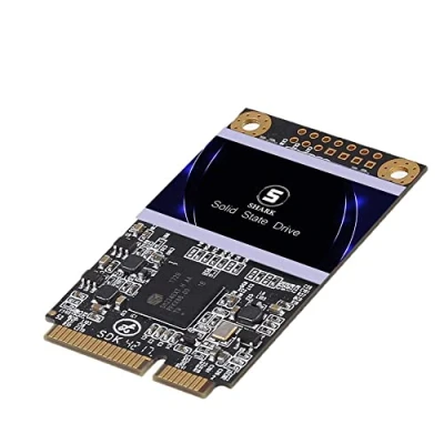 Imagen de MSATA SSD 128GB Shark Unidad de estado sólido interna disco duro alto rendimiento para computadora portátil escritorio SATA III 6Gb / s (128GB, MSATA)