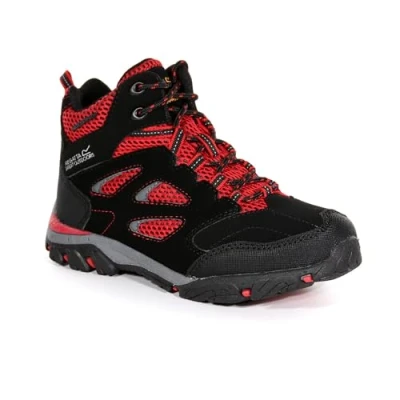 Imagen de Regatta Holcombe Iep Jnr, Walking Shoe Unisex Child, (Black/Pepper 9dr), 2 EU