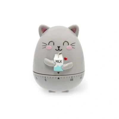 Imagen de Legami Temporizador de Cocina, Tema Kitty, Regulable manualmente, 60 Minutos, sin batería, diámetro 6 cm, Altura 8 cm