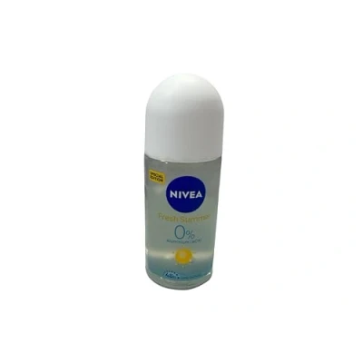 Imagen de NIVEA desodorante Fresh Summer roll on (50 ml), sin aluminio (ACH) con fragancia veraniega y fórmula refrescante, protección 48h cuidado suave