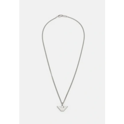 Imagen de Emporio Armani LOGO Necklace Collar silvercoloured, Hombre, Talla: One Size, Silver coloured