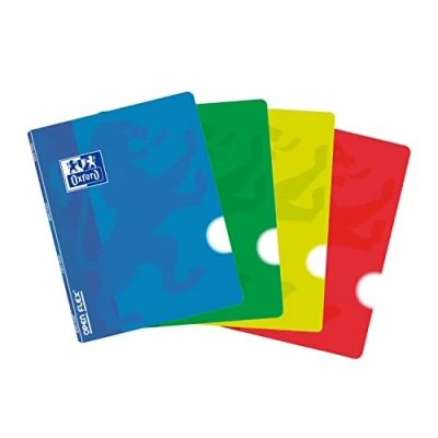 Imagen de Oxford Openflex 400062603 Pack de 10 libretas grapadas tapa blanda, A5+ Liso