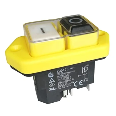 Imagen de KEDU KJD17B Interruptor electromagnético para torno de madera, 4 puertos, 5 puertos (5 terminales)