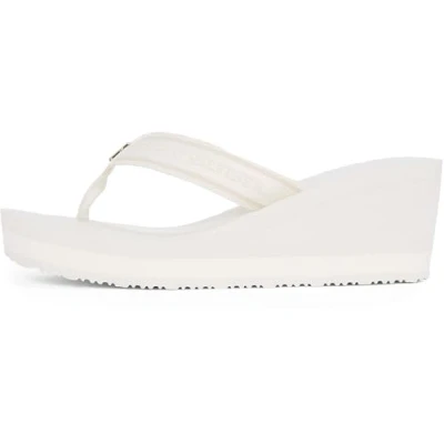 Imagen de Tommy Hilfiger LOGO Webbing Sandalias de dedo, Mujer, Talla: 39, Ivory Zapatos