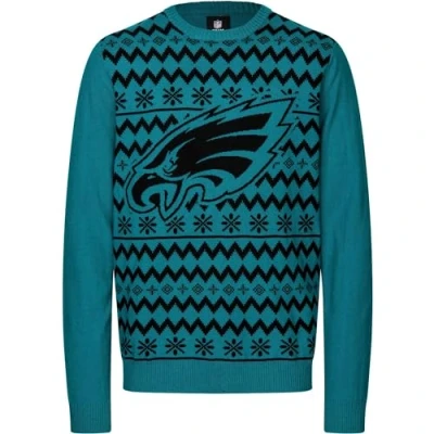 Imagen de NFL Philadelphia Eagles Ugly Sweater Big Logo 2 Color Christmas Jersey Navidad, multicolor, L