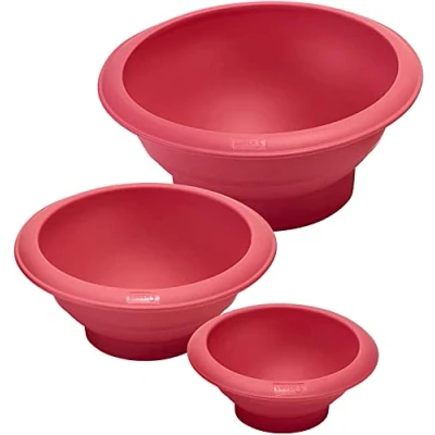 Imagen de Lurch FlexiForm 83005 Juego De 3 semiesferas para Hornear Pasteles en Forma Cabezas, Bolas, Mariquitas, UVM. Silicona Platino 100% sin BPA (Ø180 mm, 140 100 mm) Cotton Candy