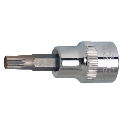 Imagen de KS TOOLS 918.1672 Piezas insertables de llave cubo DIN3120, ISO1174 M6 Acero cromo vanadio dentado interior, exterior moleteado